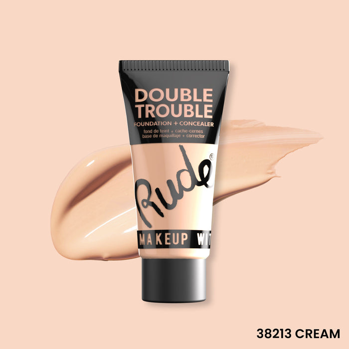 Rude Cosmetics - Rude Cosmetics - Double Trouble Foundation and Concealer