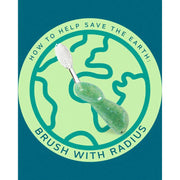 Radius Radius Big Brush Replaceable Soft Head Right Hand Toothbrush (Assorted Colors) Toothbrush