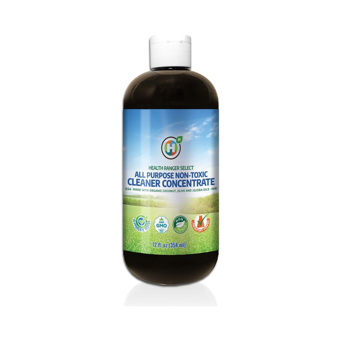 Brighteon Store - All Purpose Non-Toxic Cleaner Concentrate 12Oz (354Ml) (Made With Organic Coconut, Olive And Jojoba Oils)