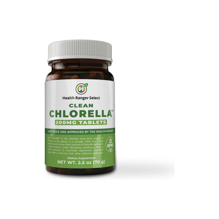 Brighteon Store - Clean Chlorella 200Mg Tablets 2.5 Oz (70 G)