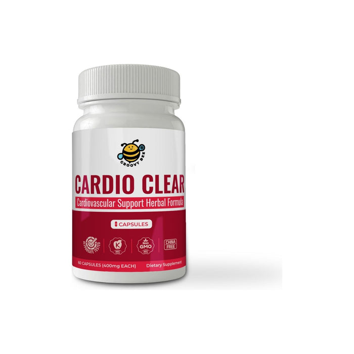 Brighteon Store - Cardio Clear - Cardiovascular Support Herbal Formula 60 Caps (400Mg)