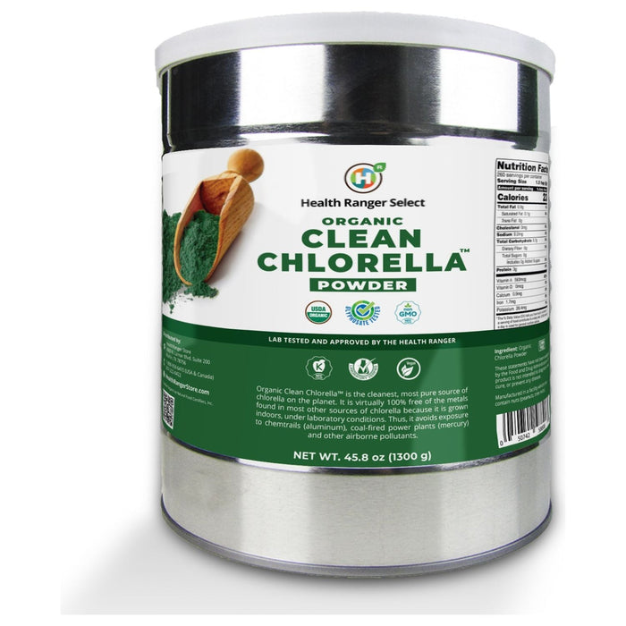 Organic Clean Chlorella Powder 45.8 oz (1300 g) (#10 Can)