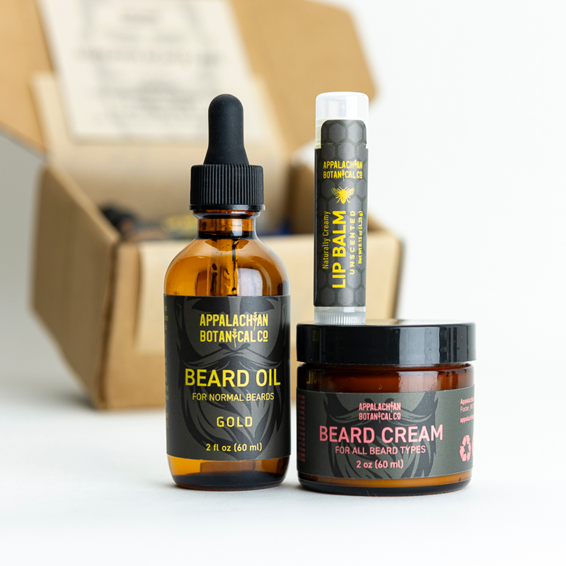 Appalachian Botanical Co. Beard Care Combo | Cream & Oil Shaving & Grooming Gift Set