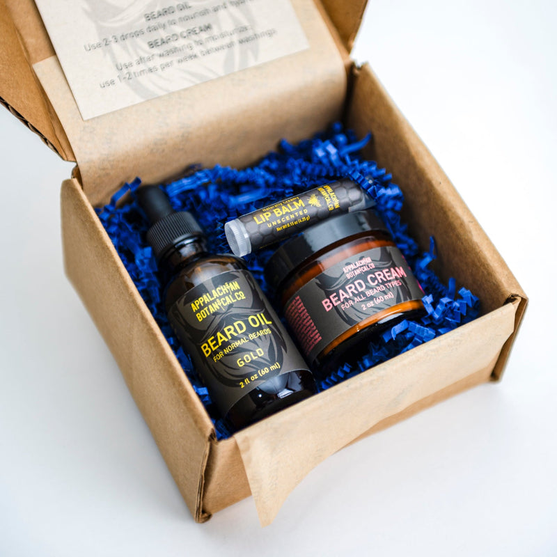 Appalachian Botanical Co. Beard Care Combo | Cream & Oil Shaving & Grooming Gift Set