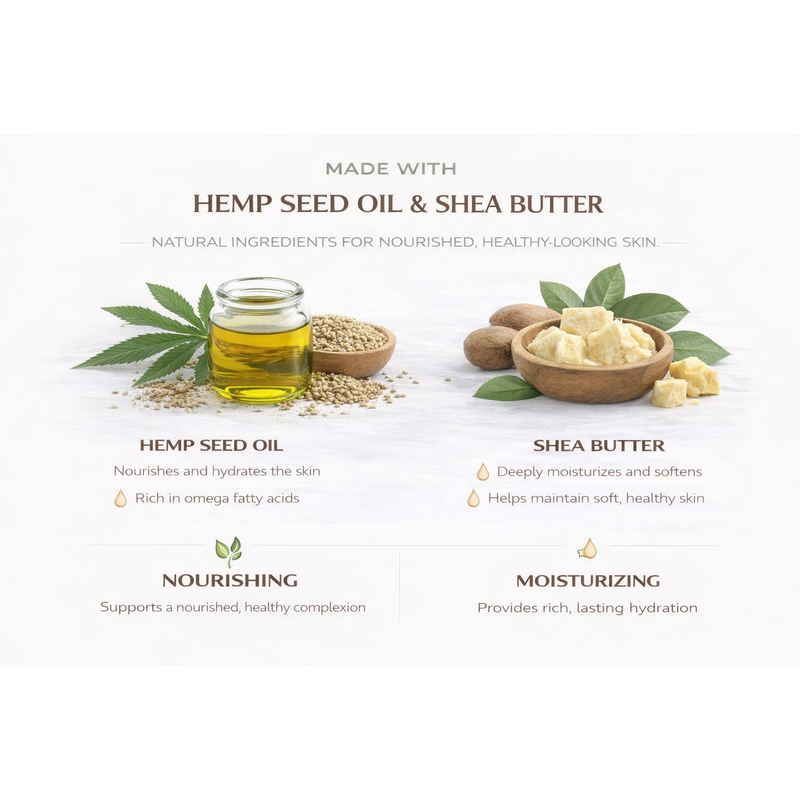 Lulu’s Holistics Hemp Seed Shea Butter Bar Soap – Nourishing Cleanse Bar soap