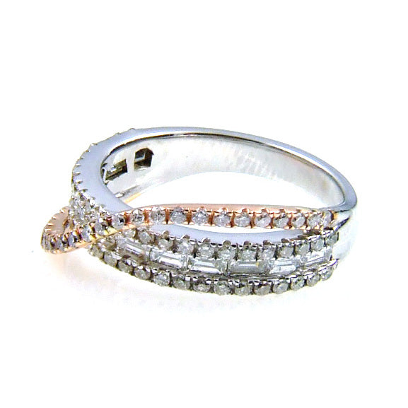 Bids.com 1.00ct Diamond Ring 14KT White Gold Rings