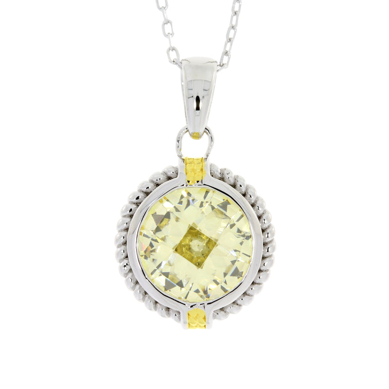 Bids.com Cubic Zirconium Fashion Pendants Sterling Silver Pendants