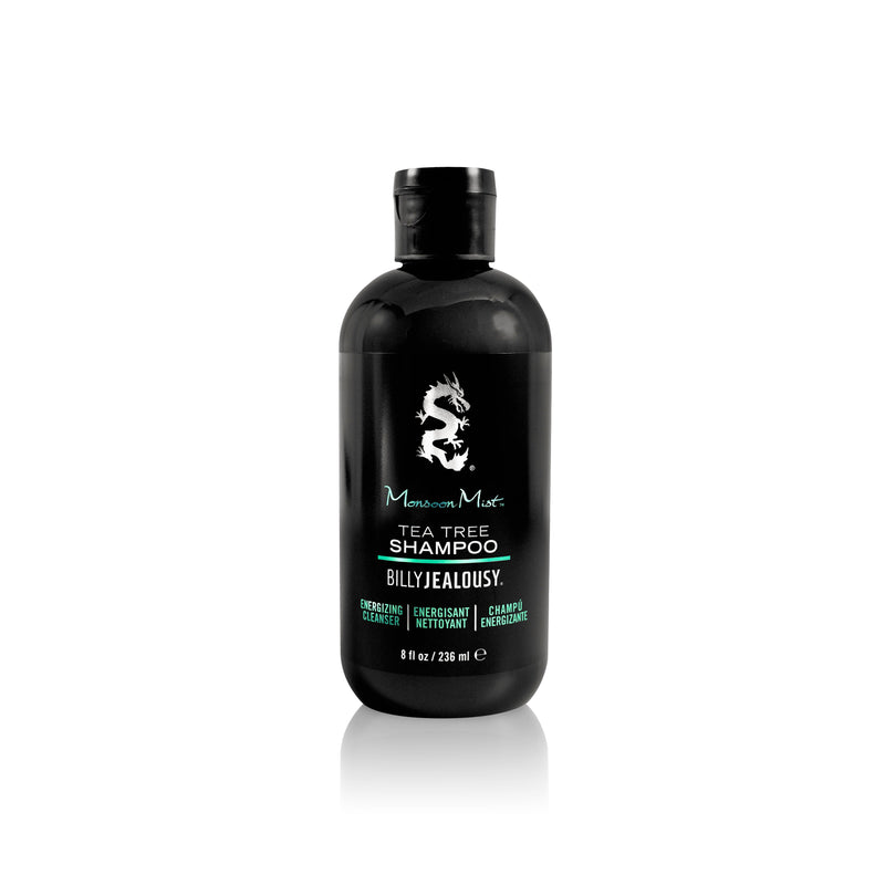 Billy Jealousy Monsoon Mist Tea Tree Shampoo Hair Black 8oz,1 Liter