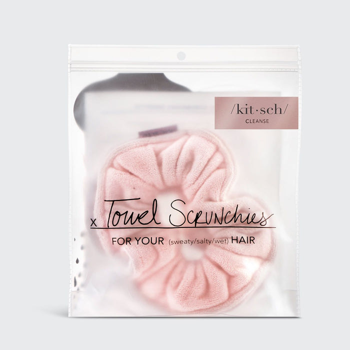 Kitsch - Patented Microfiber Towel Scrunchies - Blush