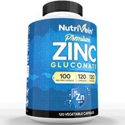 Nutrivein Nutrivein Premium Zinc Gluconate 100mg - 120 Capsules QZ-0LPB-QKOI