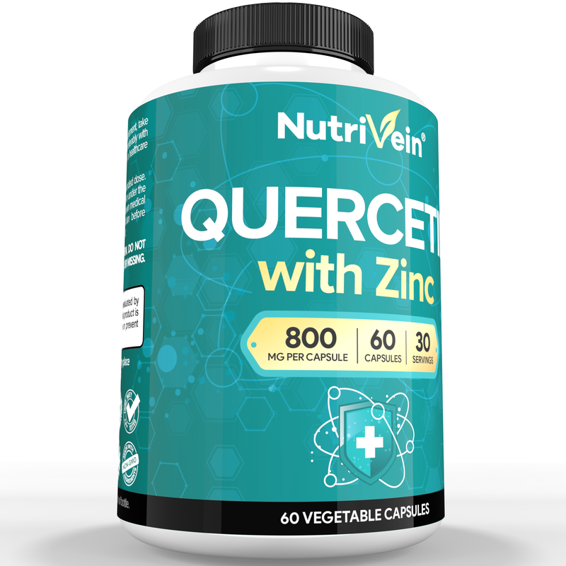 Nutrivein Quercetin With Zinc - 60 Capsules M6-W6D5-W1ZN