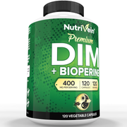 Nutrivein DIM Supplement 400mg Diindolylmethane Plus Bioperine - 120 Capsules 02-WL4T-HRHE