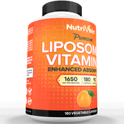Nutrivein Liposomal Vitamin C - 180 Capsules YH-8TP4-QGO3