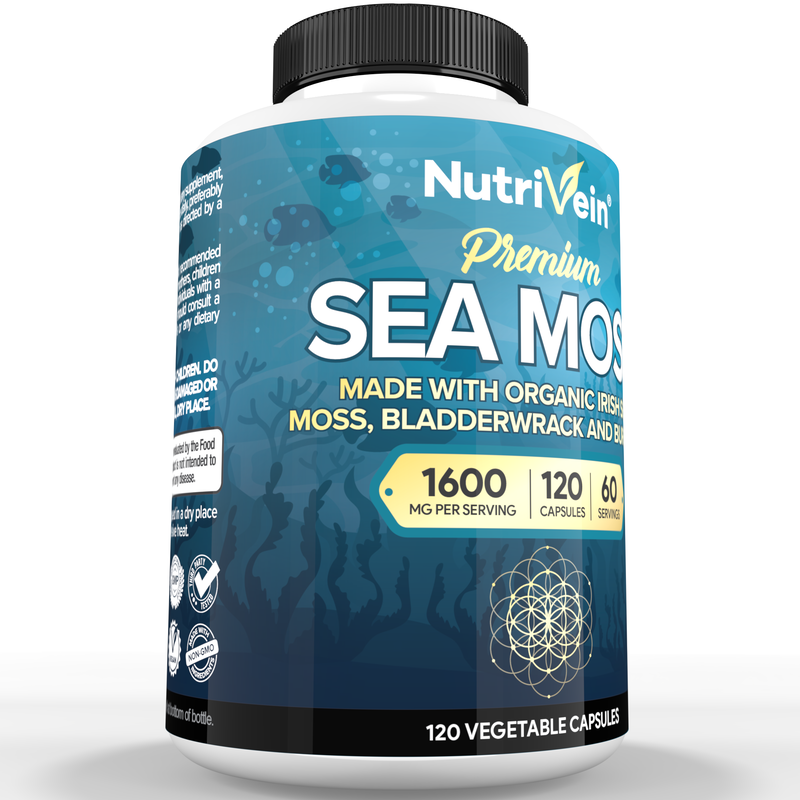 Nutrivein Sea Moss - 120 Capsules 65-25PU-ZLQ1