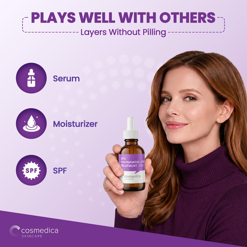 Cosmedica Skincare 10% Niacinamide + Zinc Treatment Serum Serum