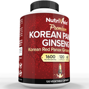 Nutrivein Korean Red Panax Ginseng - 120 Capsules FA-51VI-YB0U
