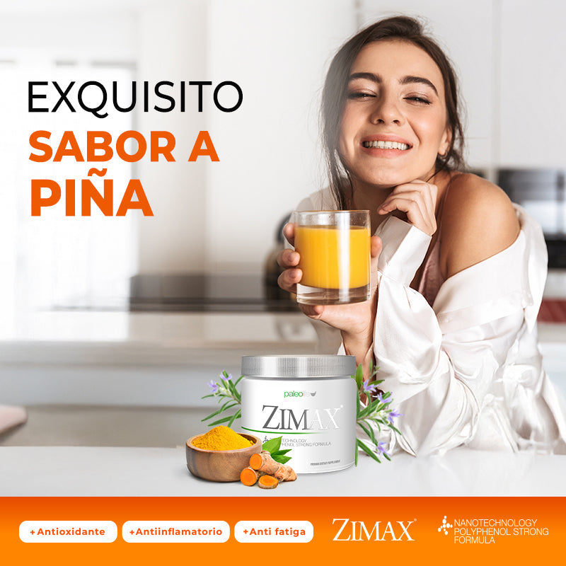 Paleolife Zimax® antioxidante envase ZIMAX ANTIOXIDANTE PRACTICO ENVASE