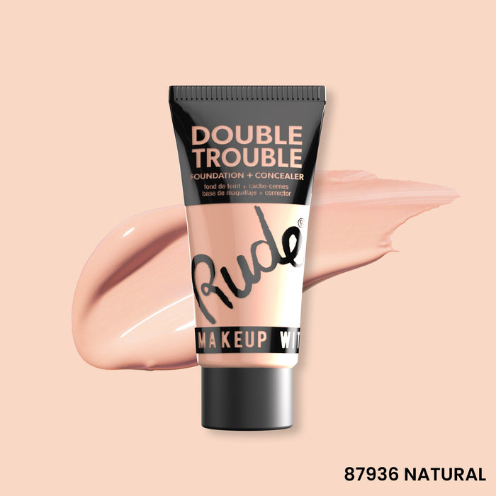 Rude Cosmetics - Rude Cosmetics - Double Trouble Foundation and Concealer