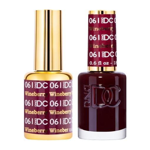 DND DC Gel Duo Wine Berry #061 - 0.6oz