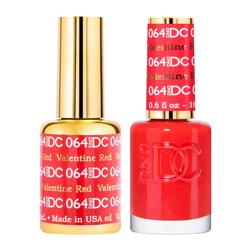 DND DC - Valentine Red #064 - DC Gel Duo 0.6oz