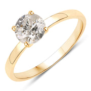 Bids.com 1.02 Carat Genuine TLC Diamond 14K Yellow Gold Ring Rings