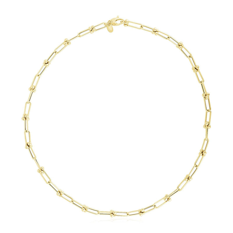 Bids.com 14k Yellow Gold High Polish Jax Link Chain (5.9mm) Necklaces