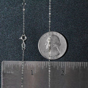 Bids.com Double Extendable Piatto Chain in 14k White Gold (1.2mm) Necklaces