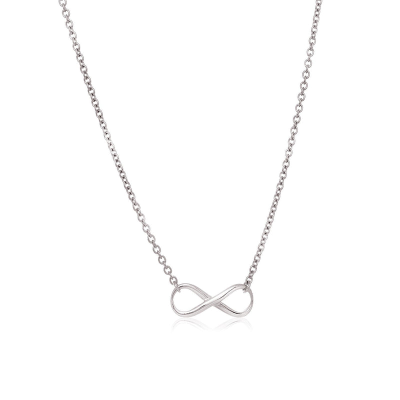 Bids.com Sterling Silver Infinity Symbol Necklace Necklaces