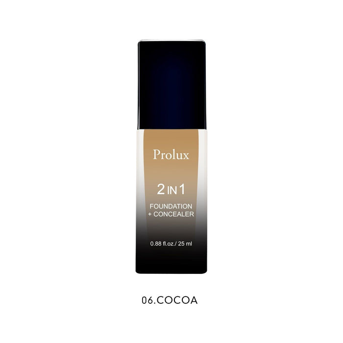 Prolux Cosmetics - 2 In 1 Foundation And Concealer | Face Foundation