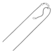 Bids.com Sterling Silver 0.8mm Adjustable Popcorn Chain Necklaces