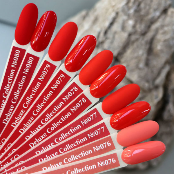 nbmsupply Komilfo Gel Polish Deluxe Series D078 (coral red, enamel), 8 ml 111078
