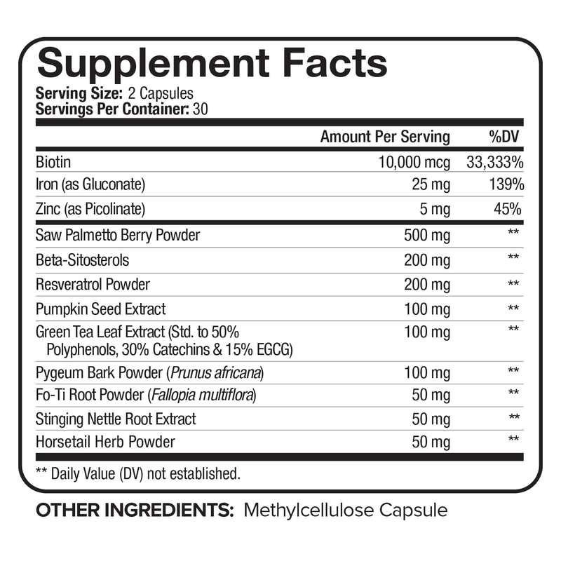Nutrivein DHT Blocker with Biotin 1E-GQI9-P9FV