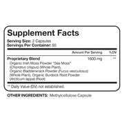 Nutrivein Sea Moss - 120 Capsules 65-25PU-ZLQ1