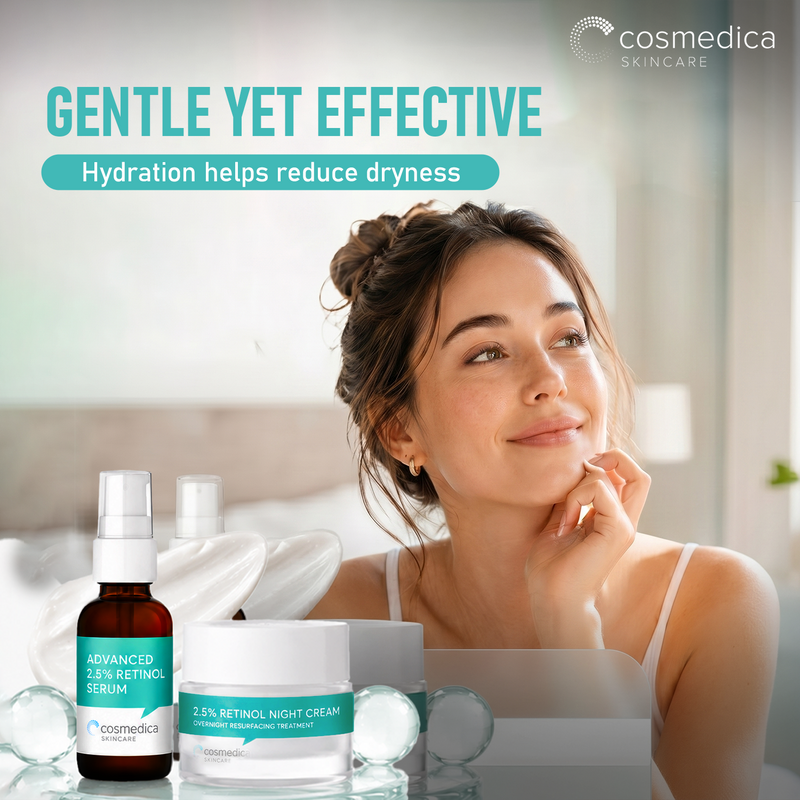 Cosmedica Skincare 2.5% Retinol Facial System Kit