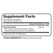 Nutrivein TUDCA Liver Support Supplement - 60 Capsules
