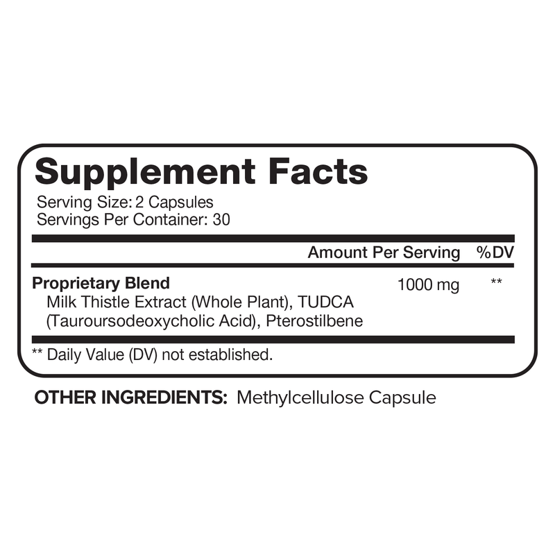 Nutrivein TUDCA Liver Support Supplement - 60 Capsules