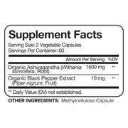 Nutrivein Ashwagandha - 120 Capsules G8-X520-YLOM