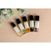 Lizush Essential Oils Roll-On with Crystals - set of 5 All Gifts