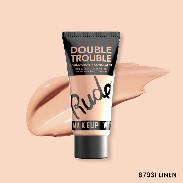 Rude Cosmetics - Rude Cosmetics - Double Trouble Foundation and Concealer