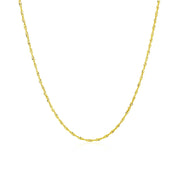 Bids.com 14k Yellow Gold Singapore Chain 1.0mm Necklaces