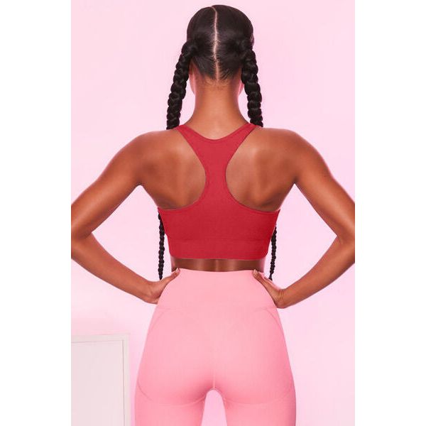 Scoop Neck Wide Strap Active Bra