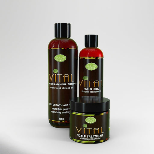 Lulu’s Holistics Vital Hair Combo – Hair Growth, Strength & Scalp Relief Set hair treatment