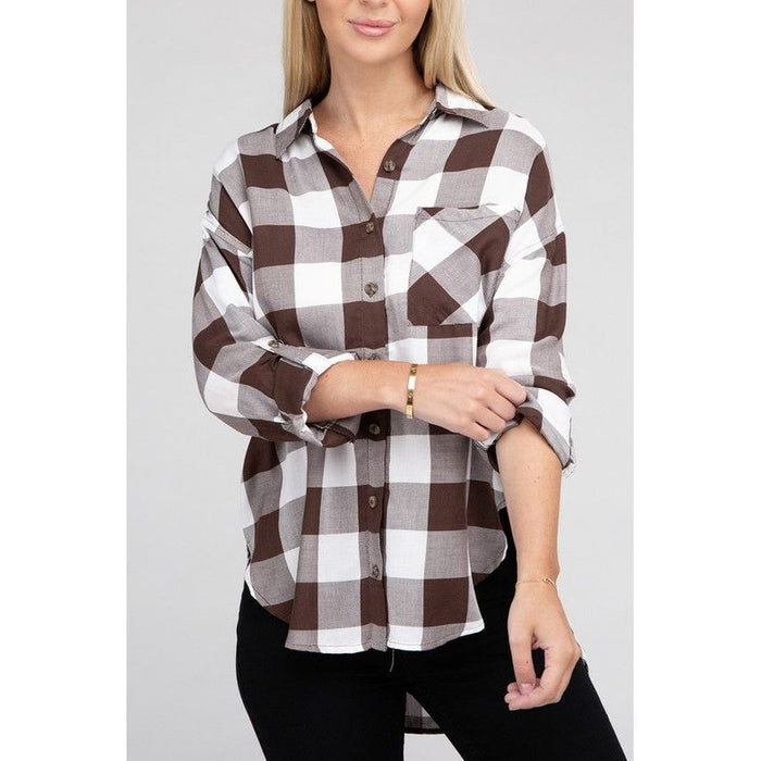 Classic Plaid Flannel Shirt