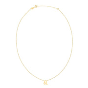 Bids.com 14K Yellow Gold Leo Necklace Necklaces
