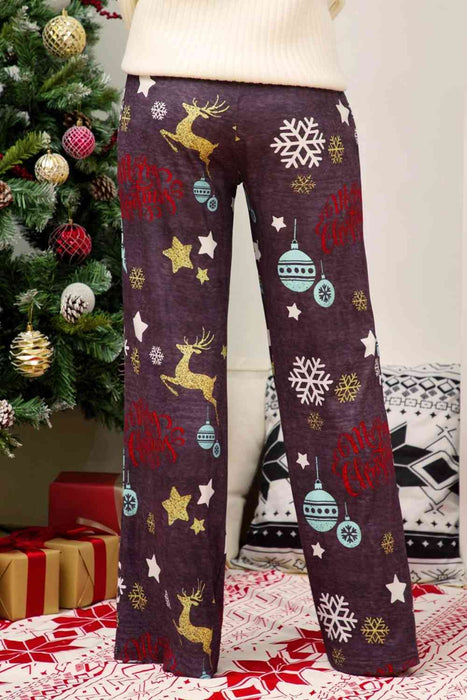 Christmas Straight Leg Pants by VYSN