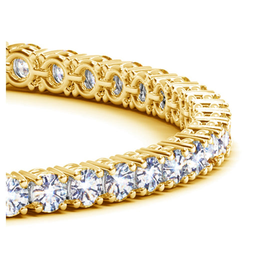 Bids.com Lab Grown Round Diamond Tennis Bracelet in 14k Yellow Gold (10 cctw F/G  VS2/SI1) Bracelets