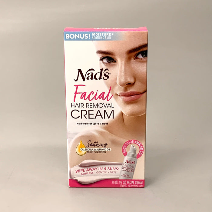 Paywut - Nads Facial Hair Removal Cream Soothing Calendula And Almond Oil 0.99Oz 4446En06 (New)