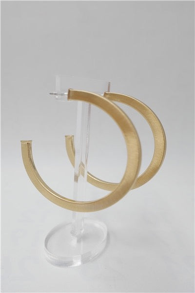 Luxe Round Hoop Earrings