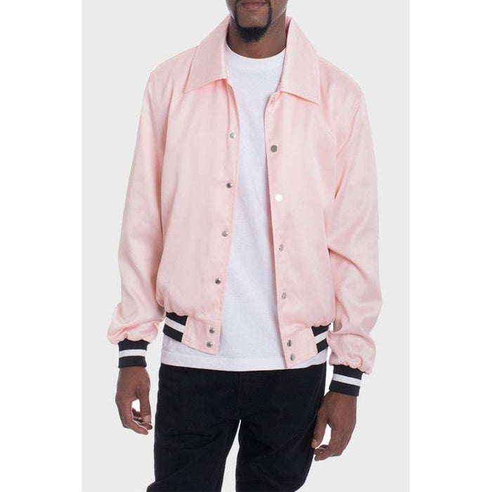 Luxury Satin Bomber Jacket