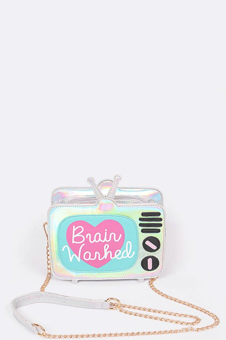 Brain Washed Iconic TV Clutch